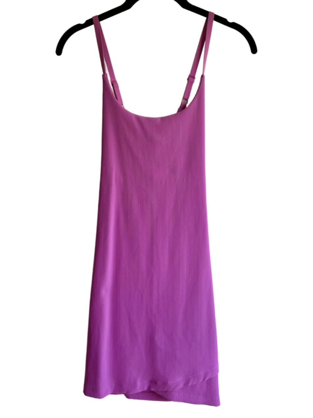 Beyond Yoga The Line Ribbed Mini Dress - Sunset Violet